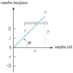 bilangan kompleks ke bentuk kartesian dan polar