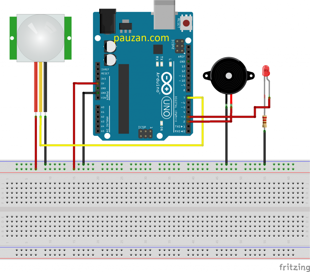 Interface Sensor Pir Dengan Arduino Belajar Elektronika Teori Dan Aplikasi