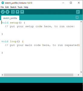 void setup dan void loop di arduino