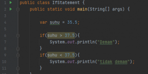 if statement di java