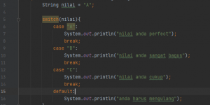 switch statement java