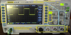 tombol dan fungsinya pada osiloskop